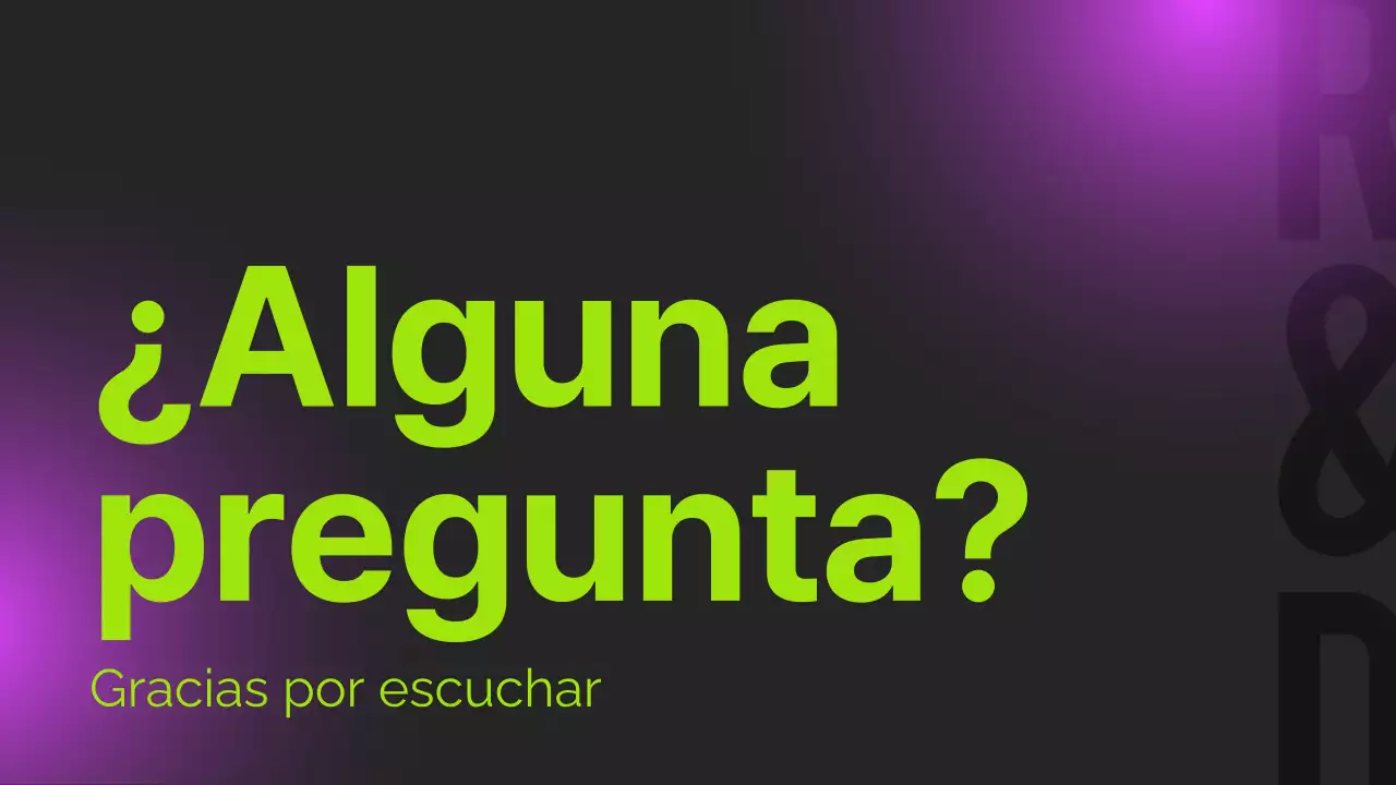 Neón negro Informe de orientación moderna