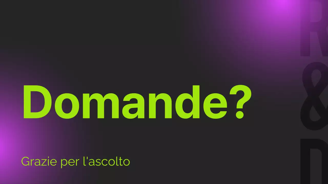 Rapporto di orientamento moderno al neon nero