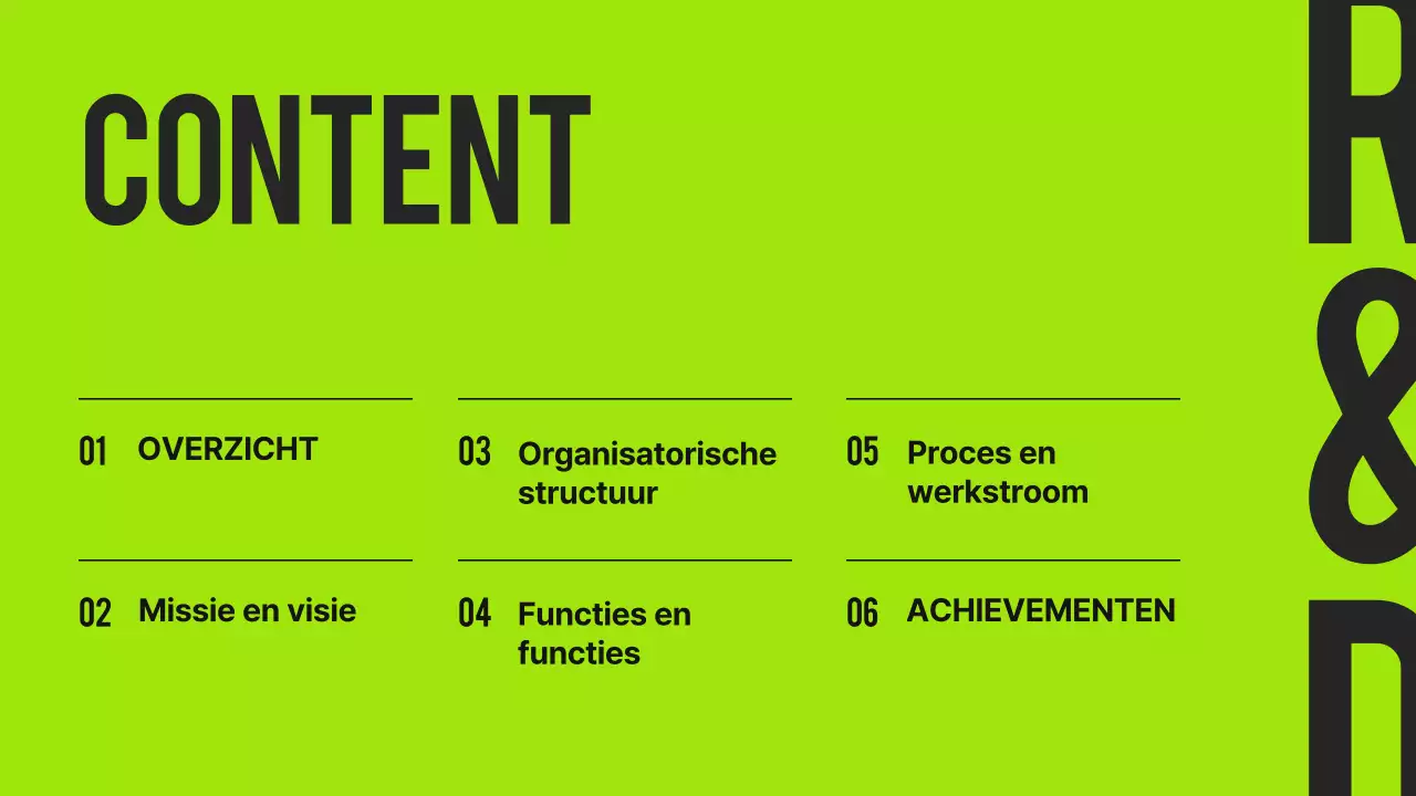 Zwart Neon Modern Oriëntatierapport