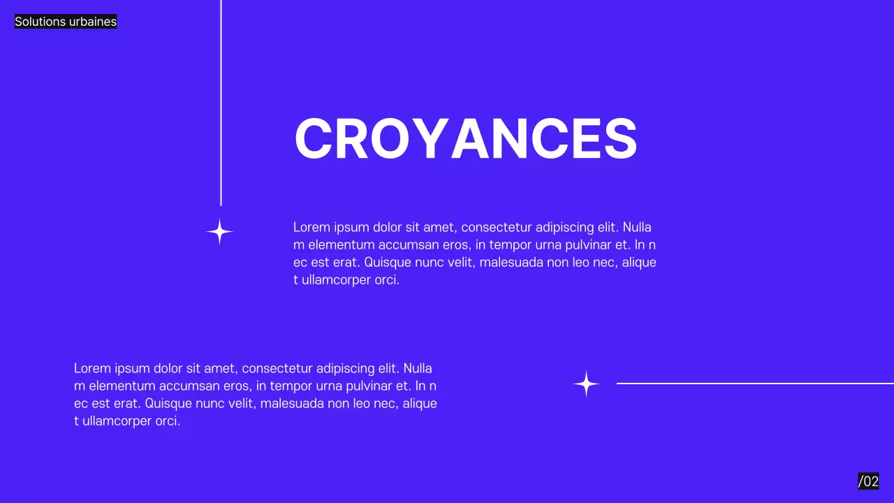 Pourpre Noir Moderne Minimal Pitch Deck proposition