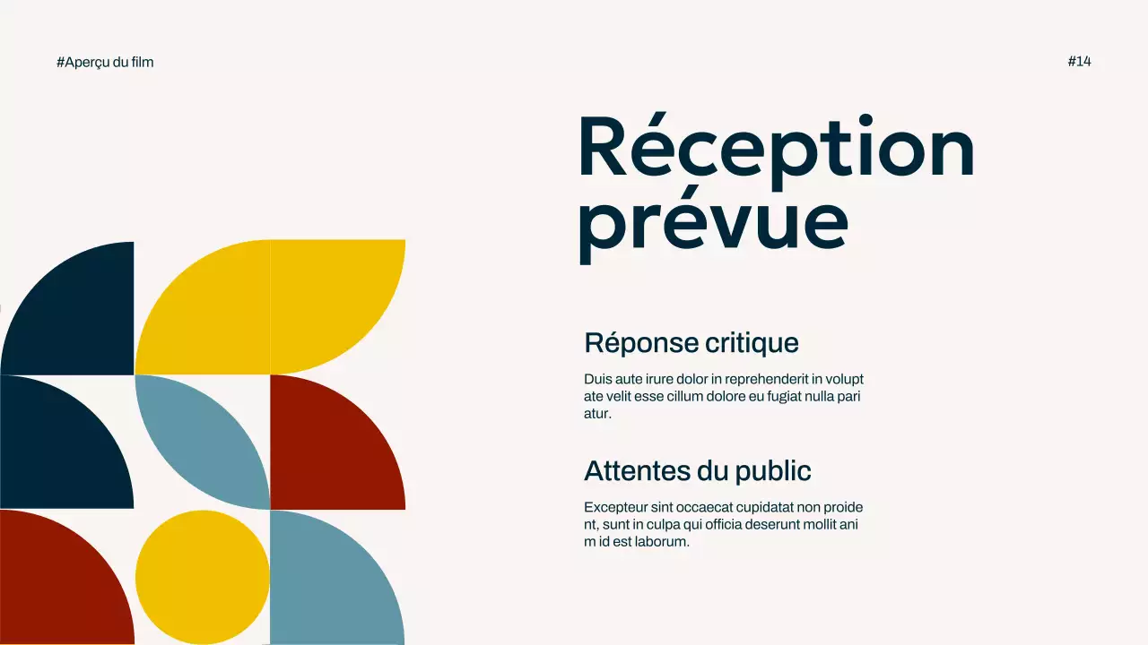 Ivory Navy Yellow Simple Minimal Pop Movie Overview Campaign