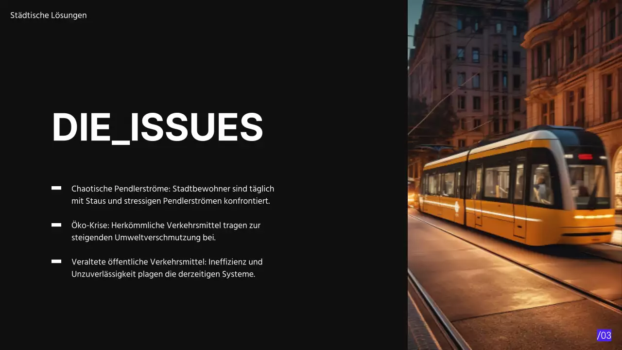 Lila Schwarz Modern Minimal Pitch Deck Vorschlag