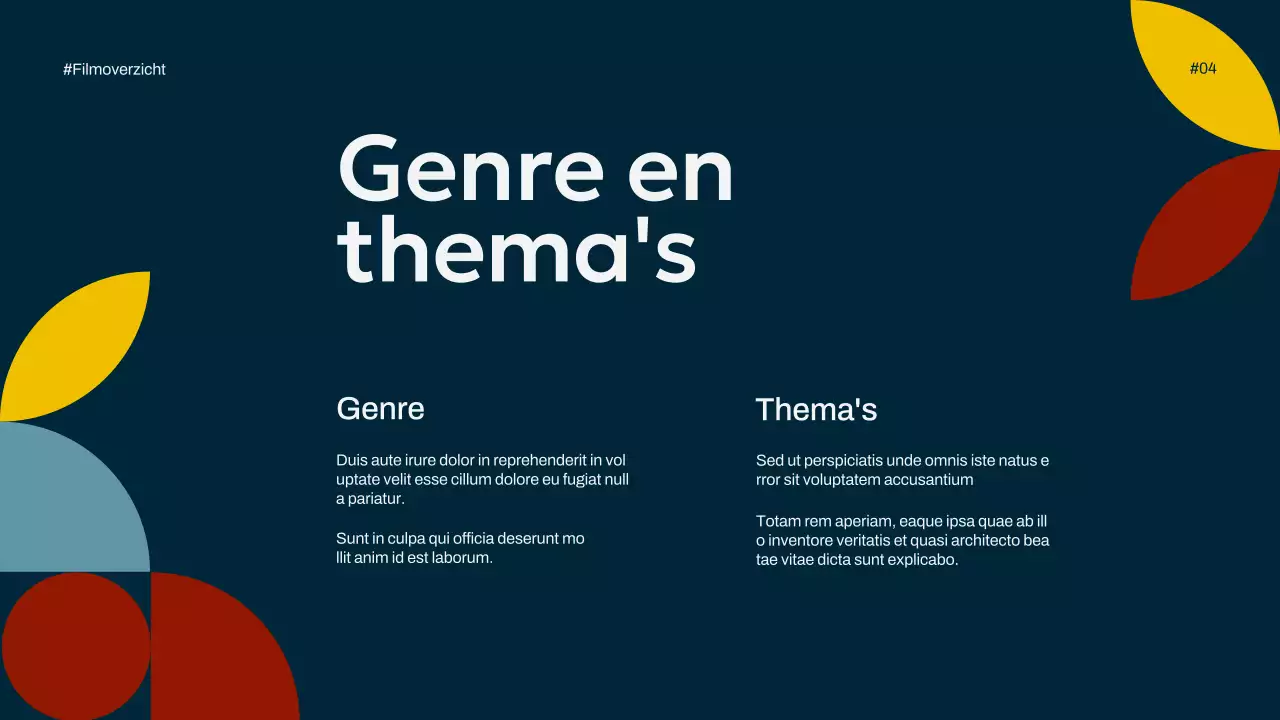 Ivory Navy Geel Eenvoudig Minimal Pop Film Overzicht Campagne