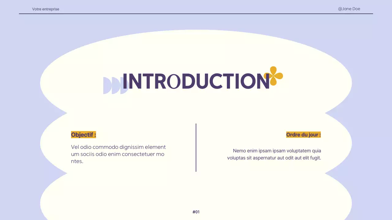 Ivory Purple Yellow Retro Creative Design Brief Guidelines