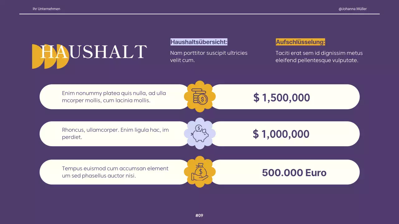 Elfenbein Lila Gelb Retro Creative Design Brief Guidelines