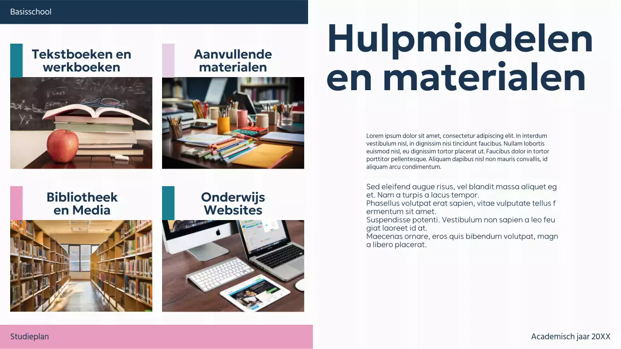 Purple Green Plain Basisleerplan voor klaslokalen Presentatie