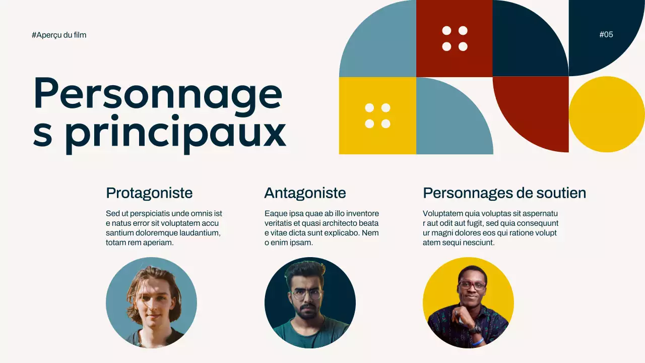 Ivory Navy Yellow Simple Minimal Pop Movie Overview Campaign