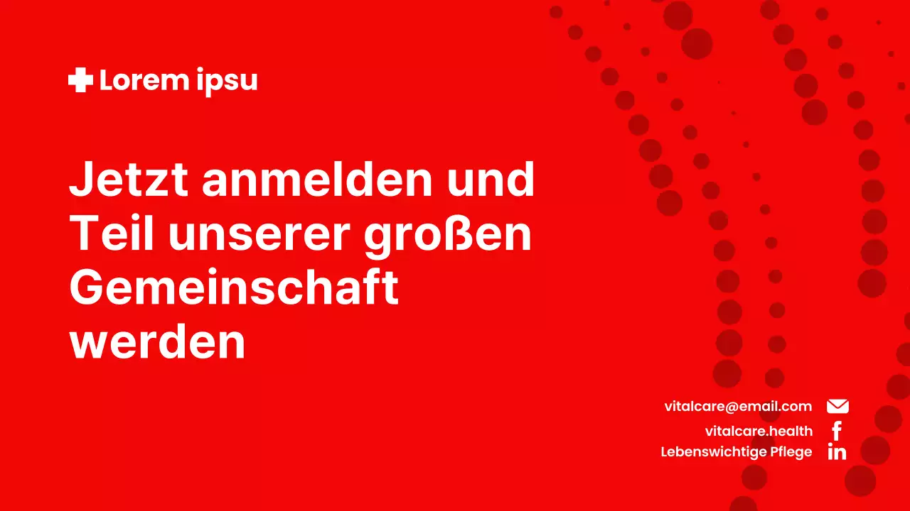 Rot Weiß Modernes Gesundheitswesen Produkt-Pitch