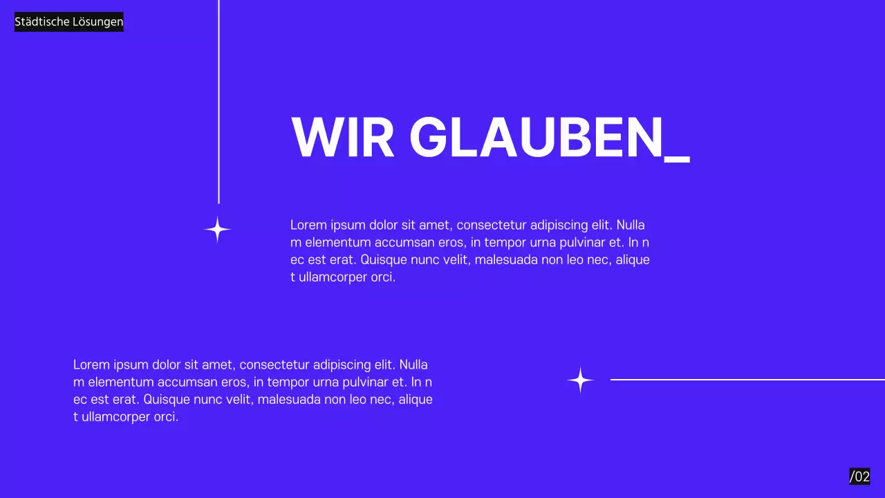 Lila Schwarz Modern Minimal Pitch Deck Vorschlag