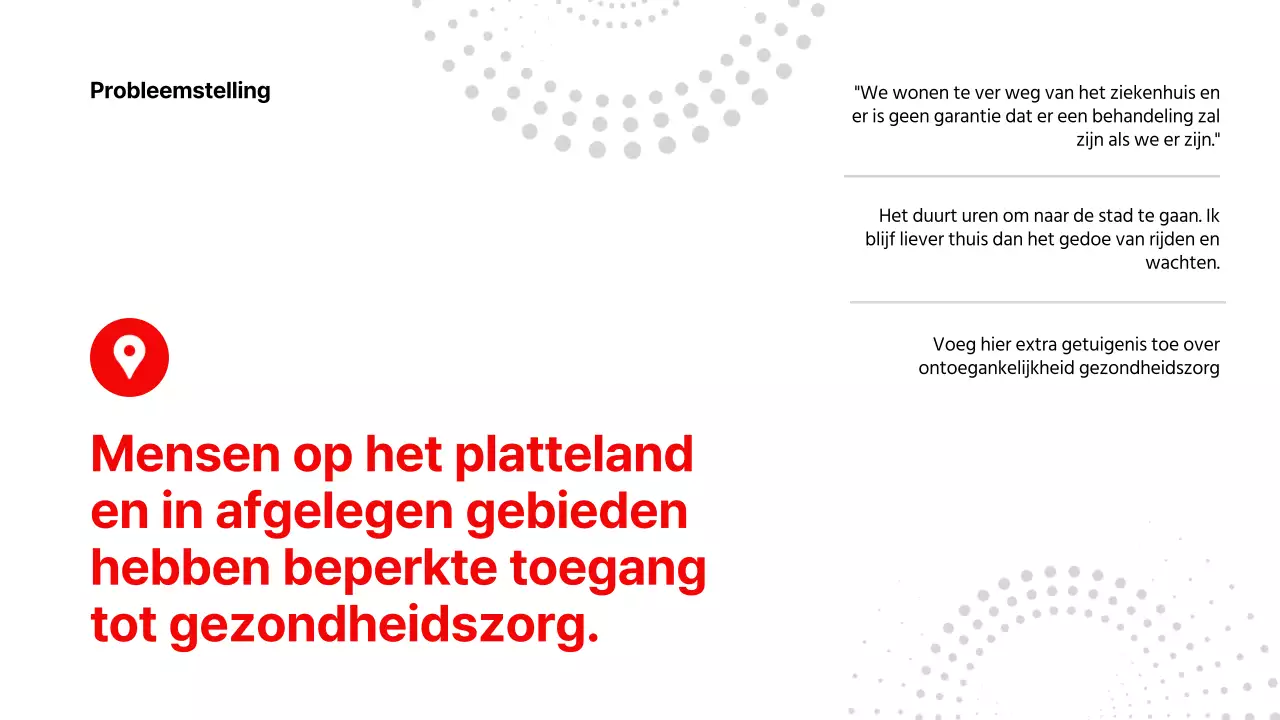 Rood Wit Moderne Gezondheidszorg Product Pitch