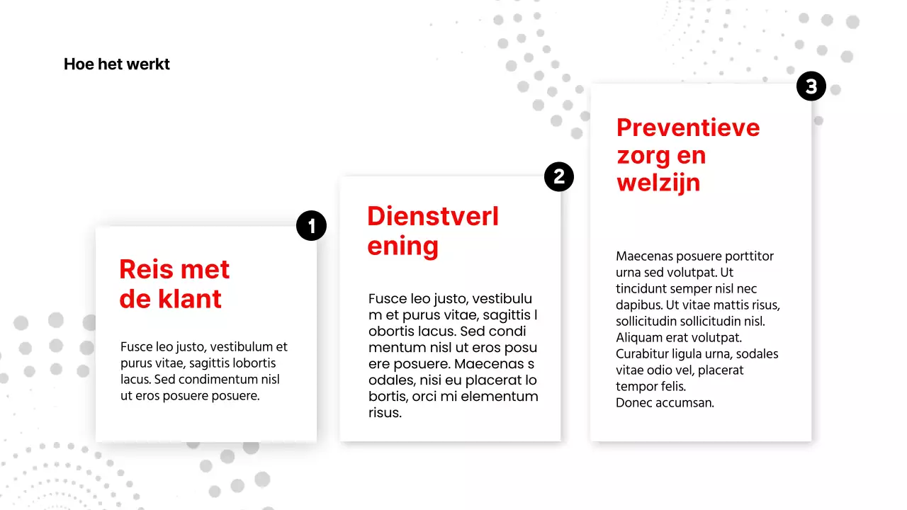 Rood Wit Moderne Gezondheidszorg Product Pitch