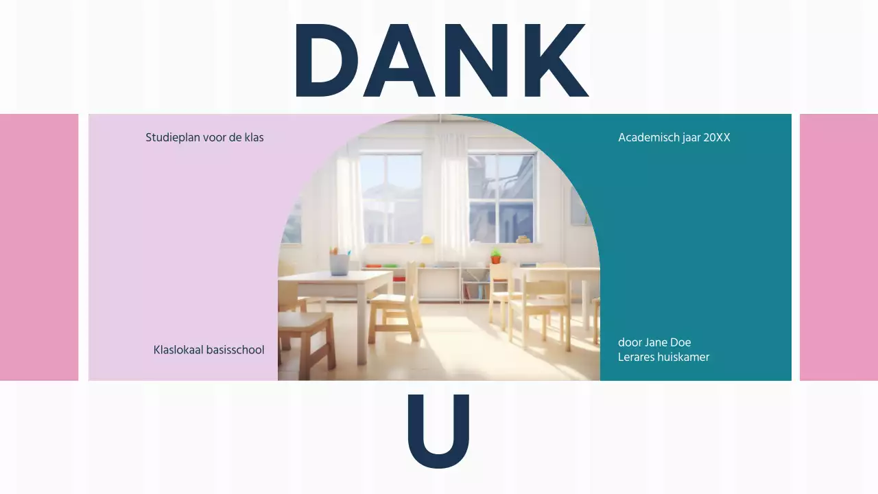 Purple Green Plain Basisleerplan voor klaslokalen Presentatie