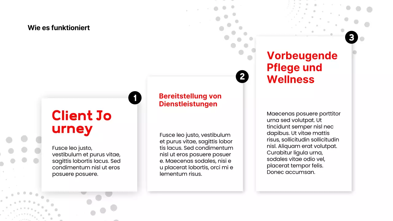 Rot Weiß Modernes Gesundheitswesen Produkt-Pitch