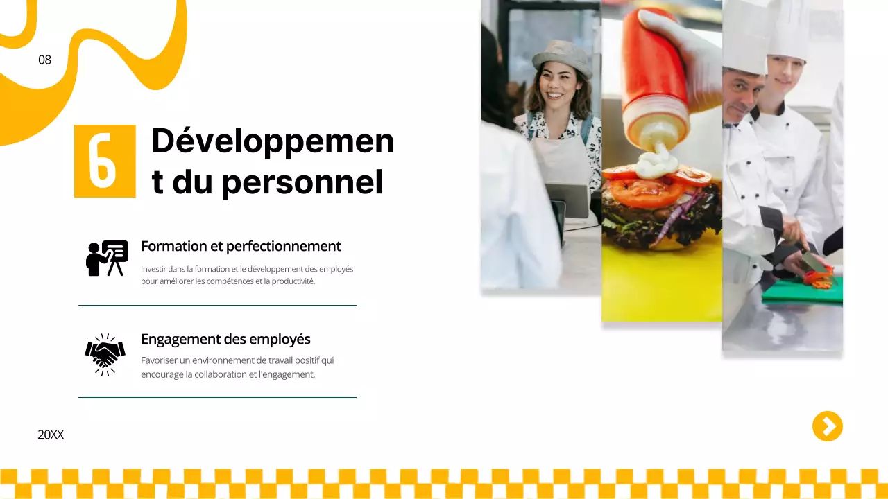 Stratégie commerciale pour les burgers jaunes et verts