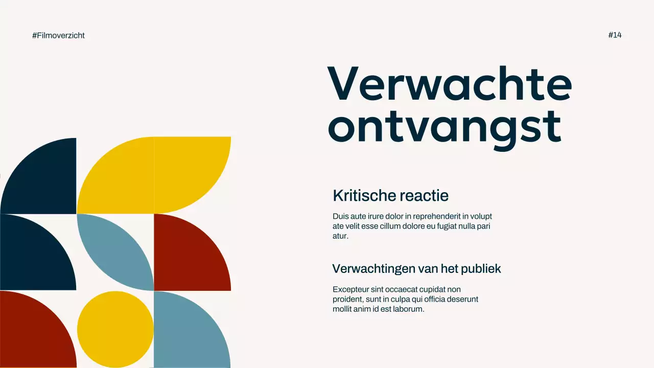 Ivory Navy Geel Eenvoudig Minimal Pop Film Overzicht Campagne