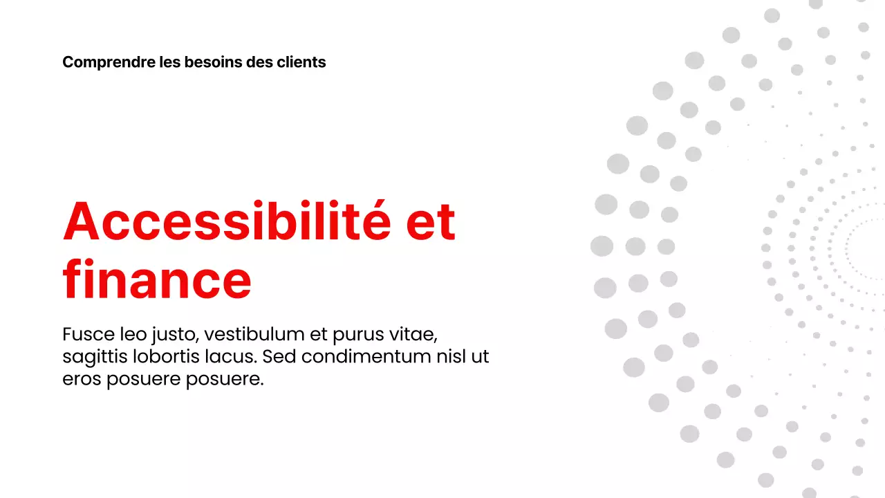 Rouge, blanc, moderne : présentation de produits de soins de santé
