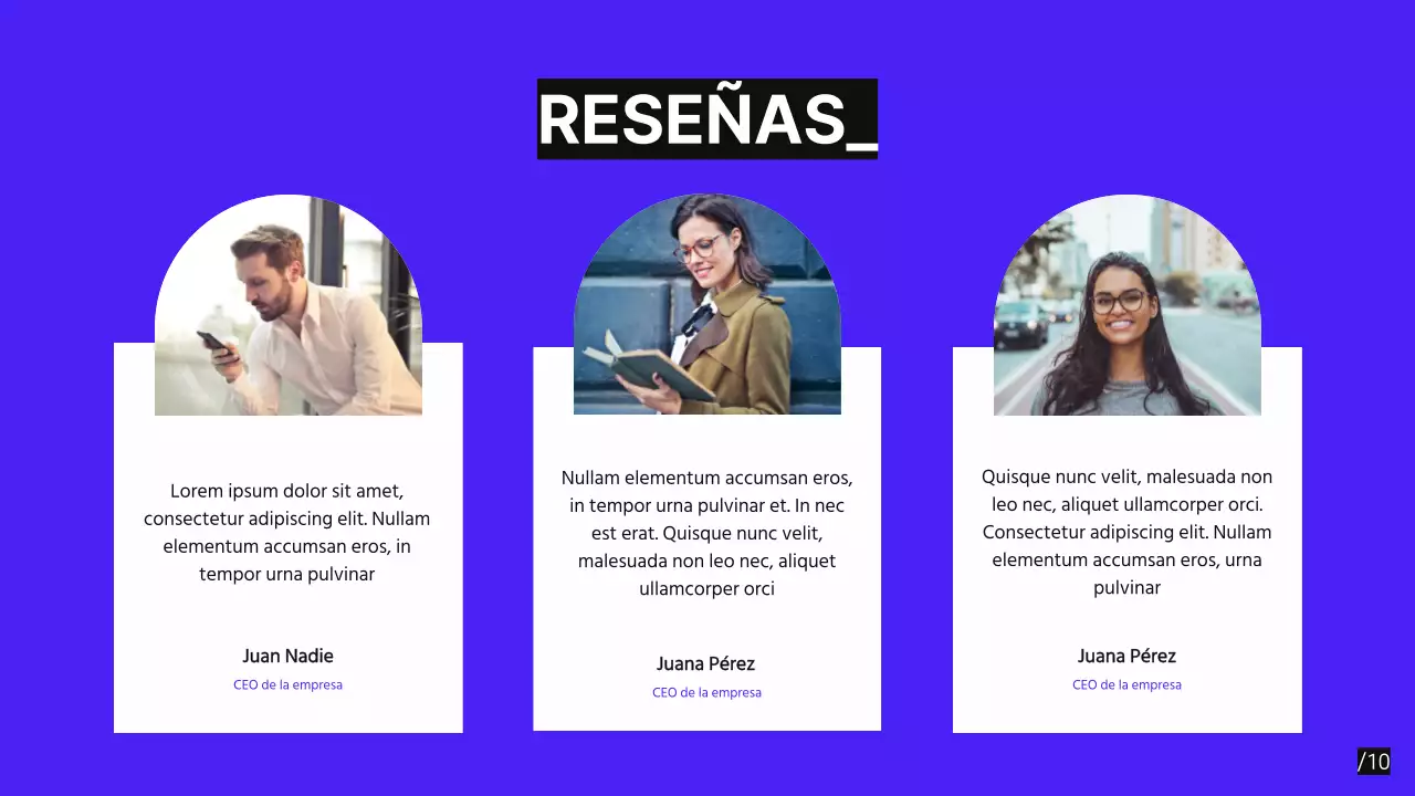 Púrpura Negro Moderno Minimal Pitch Deck propuesta