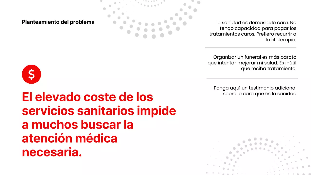 Red White Modern Healthcare Product Pitch