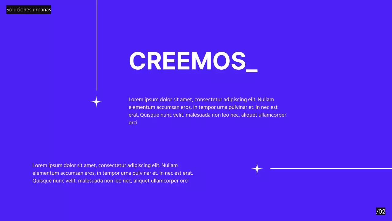 Púrpura Negro Moderno Minimal Pitch Deck propuesta