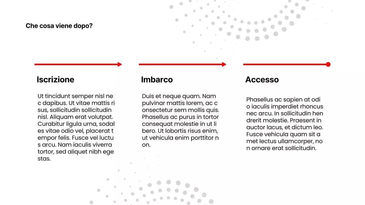 Rosso Bianco Moderno Pitch del prodotto sanitario
