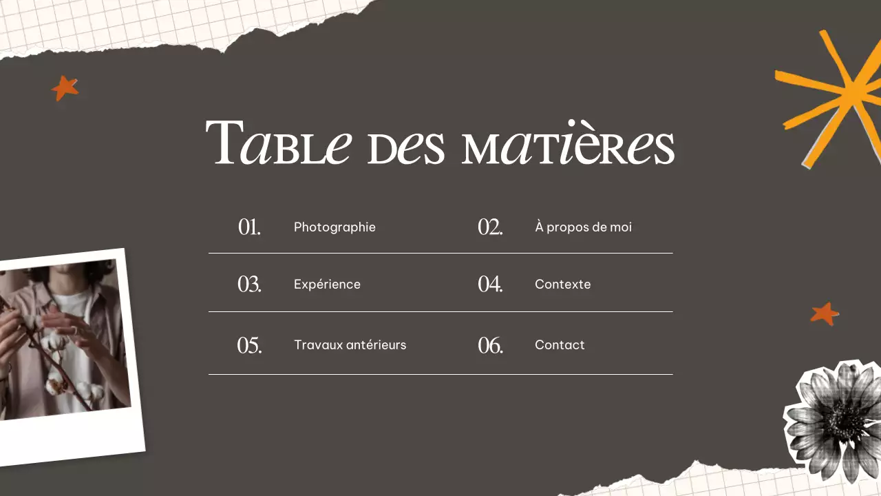 Portefeuille créatif beige et rétro