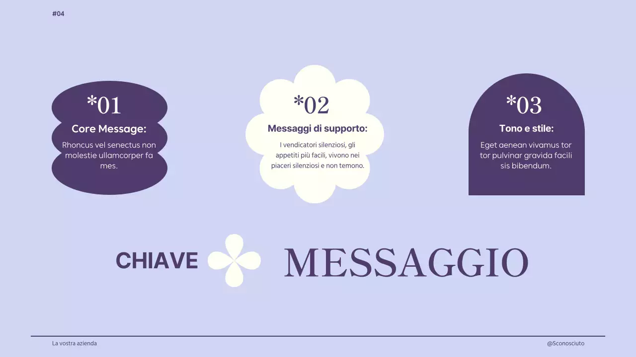 Avorio Viola Giallo Retro Linee guida per il design creativo