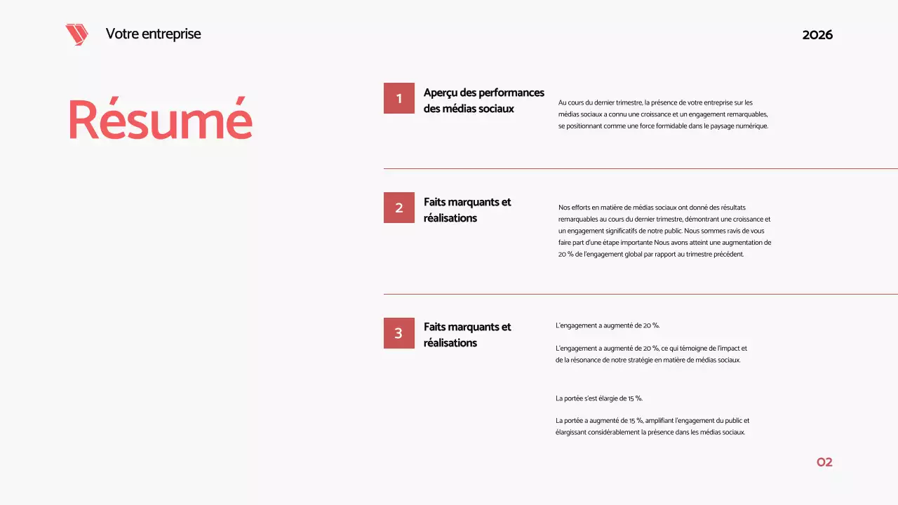 Black Red Bold Modern Social Media Report Proposal