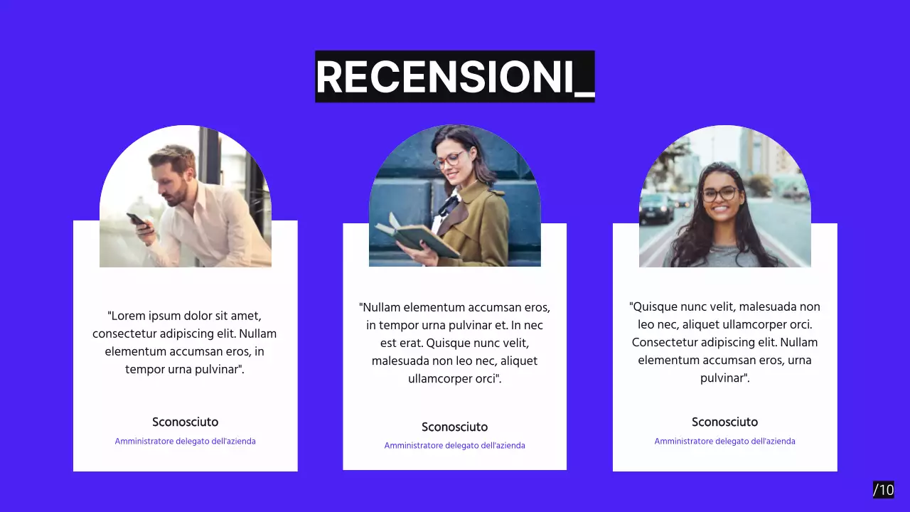 Viola Nero Moderno Minimale Proposta di Pitch Deck