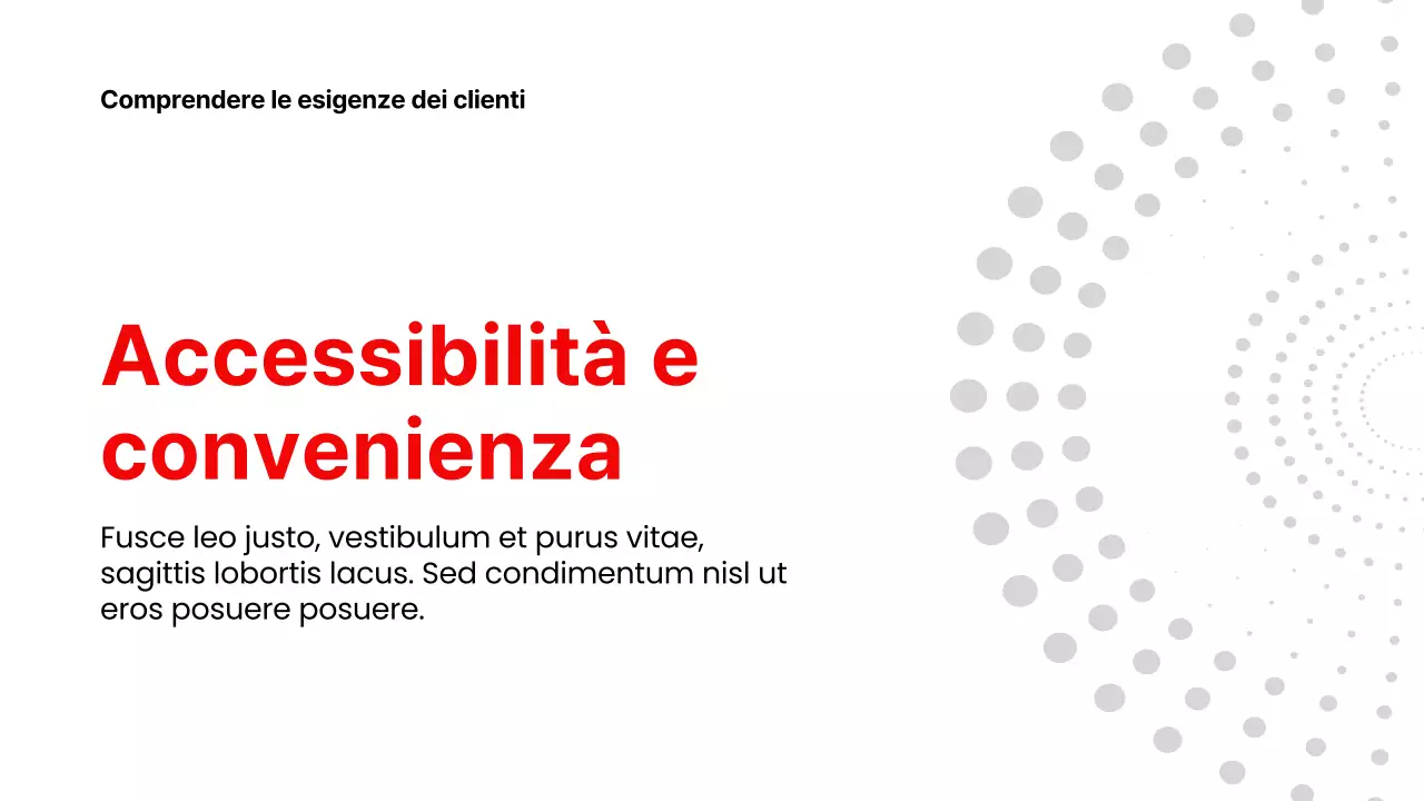 Rosso Bianco Moderno Pitch del prodotto sanitario