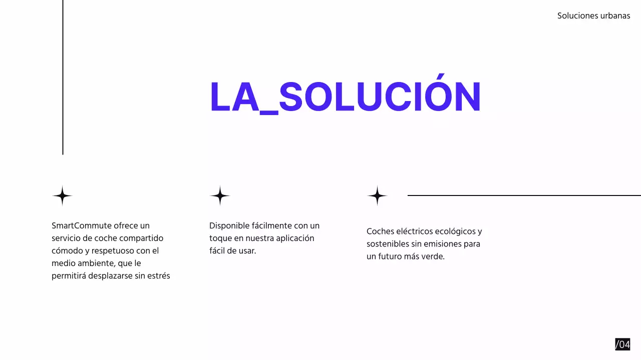 Púrpura Negro Moderno Minimal Pitch Deck propuesta