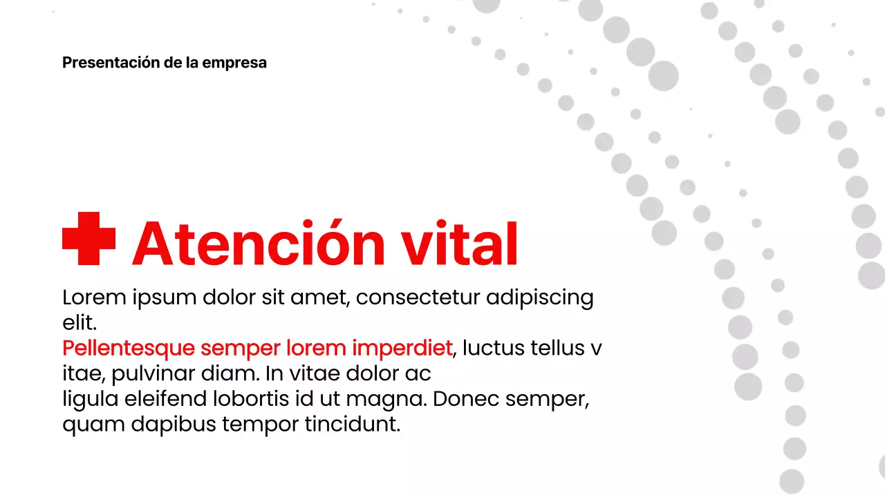 Red White Modern Healthcare Product Pitch