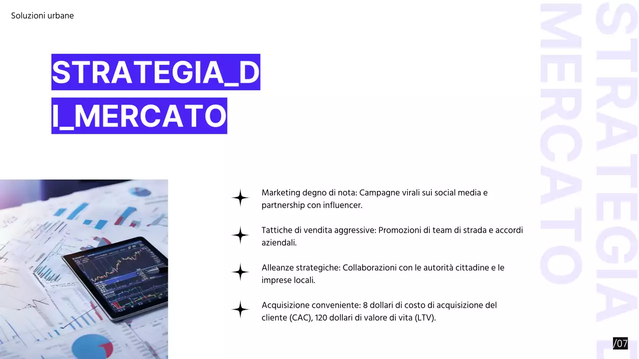 Viola Nero Moderno Minimale Proposta di Pitch Deck