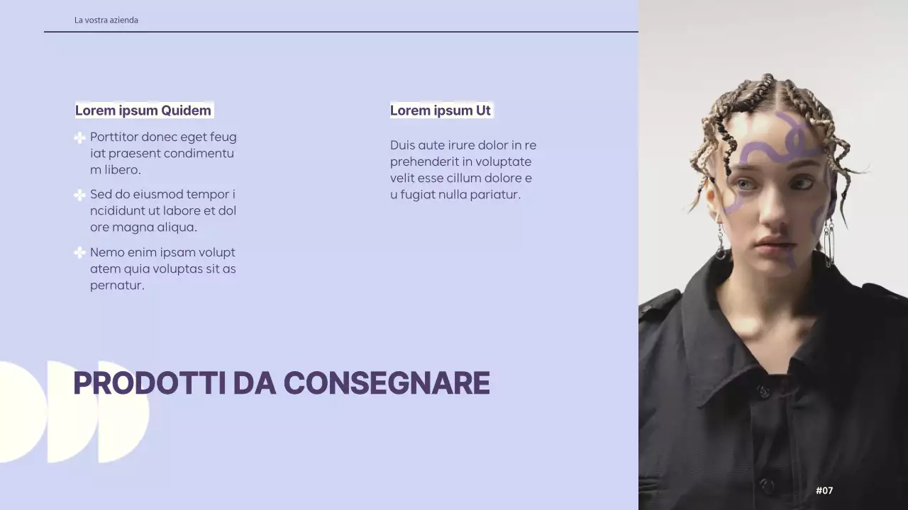 Avorio Viola Giallo Retro Linee guida per il design creativo