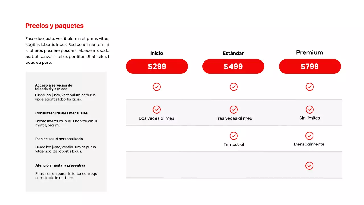 Red White Modern Healthcare Product Pitch