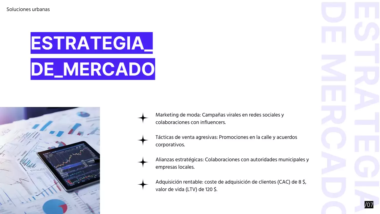 Púrpura Negro Moderno Minimal Pitch Deck propuesta