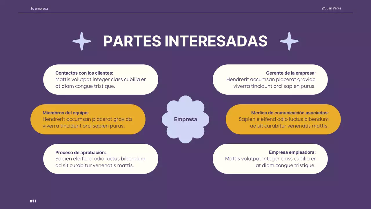 Marfil Violeta Amarillo Retro Diseño Creativo Directrices breves