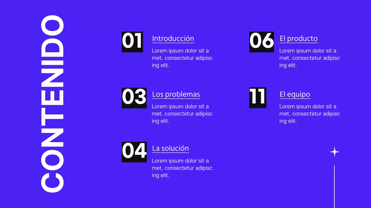 Púrpura Negro Moderno Minimal Pitch Deck propuesta