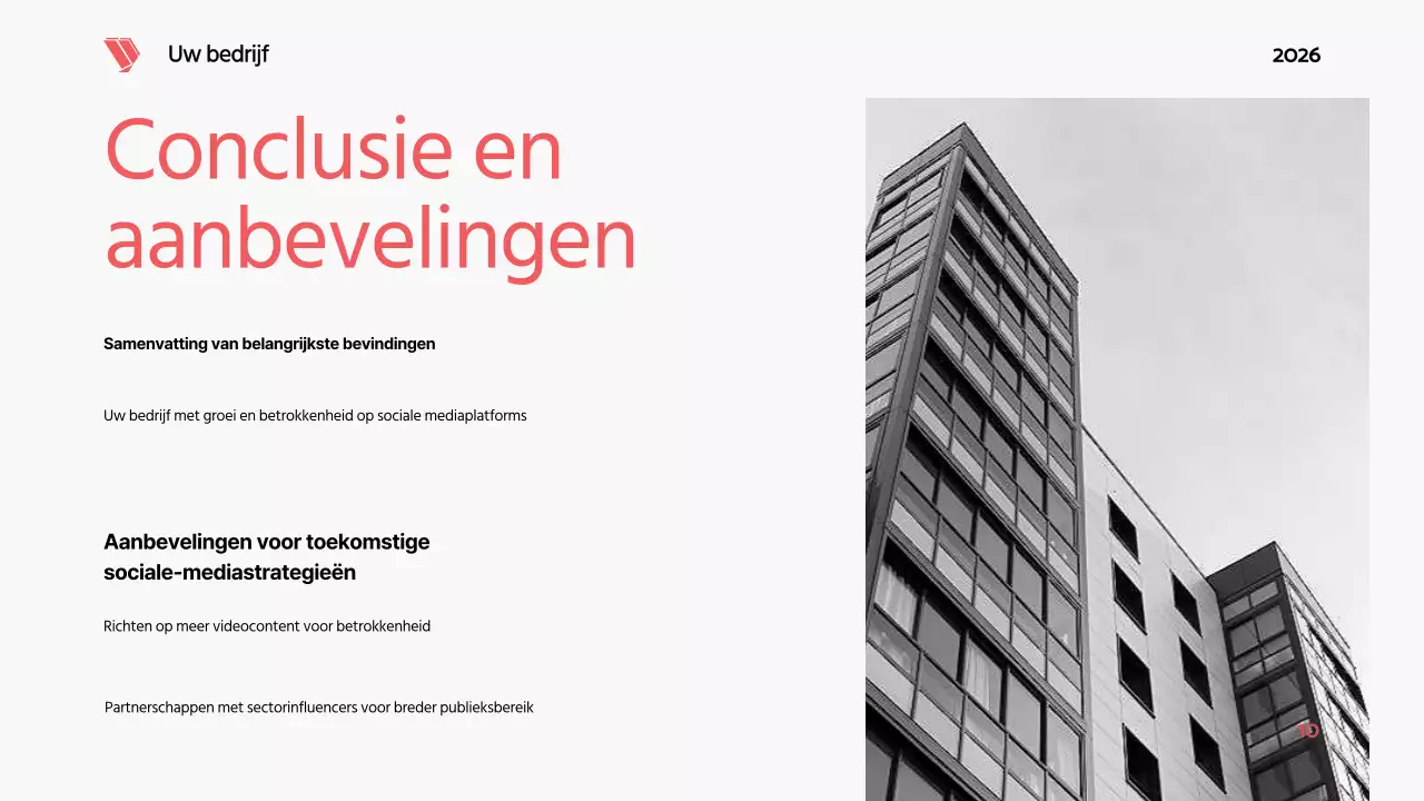 Zwart Rood Vet Modern Social Media Rapport Voorstel