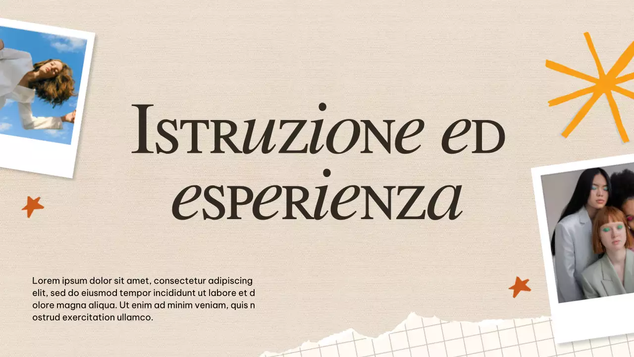 Portafoglio creativo retrò beige