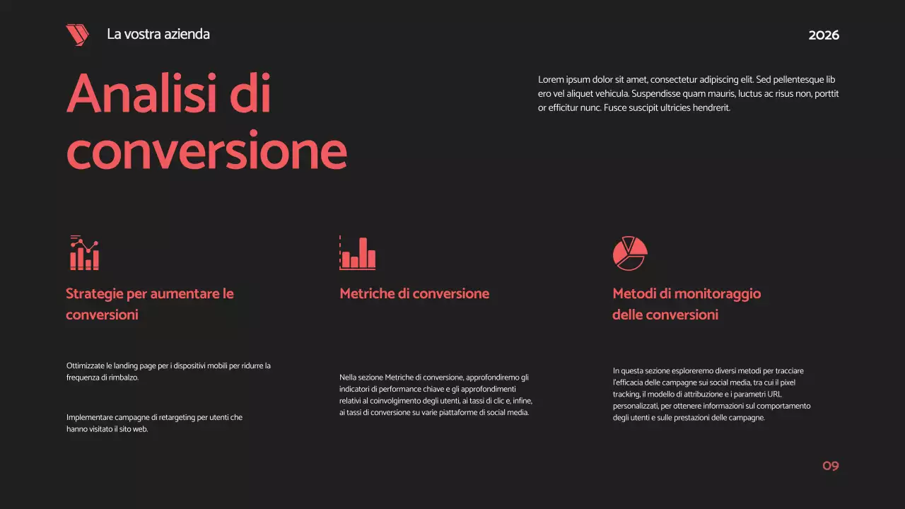 Nero Rosso Grassetto Moderno Relazione sui social media Proposta