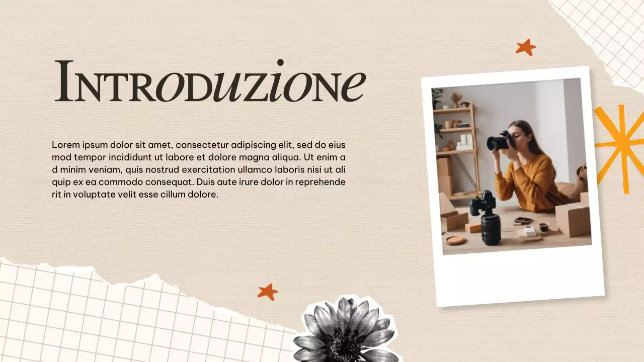 Portafoglio creativo retrò beige