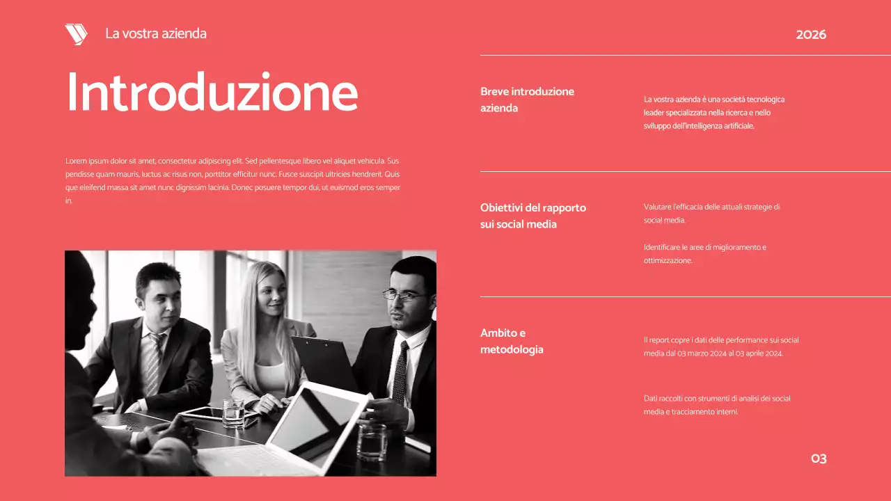 Nero Rosso Grassetto Moderno Relazione sui social media Proposta