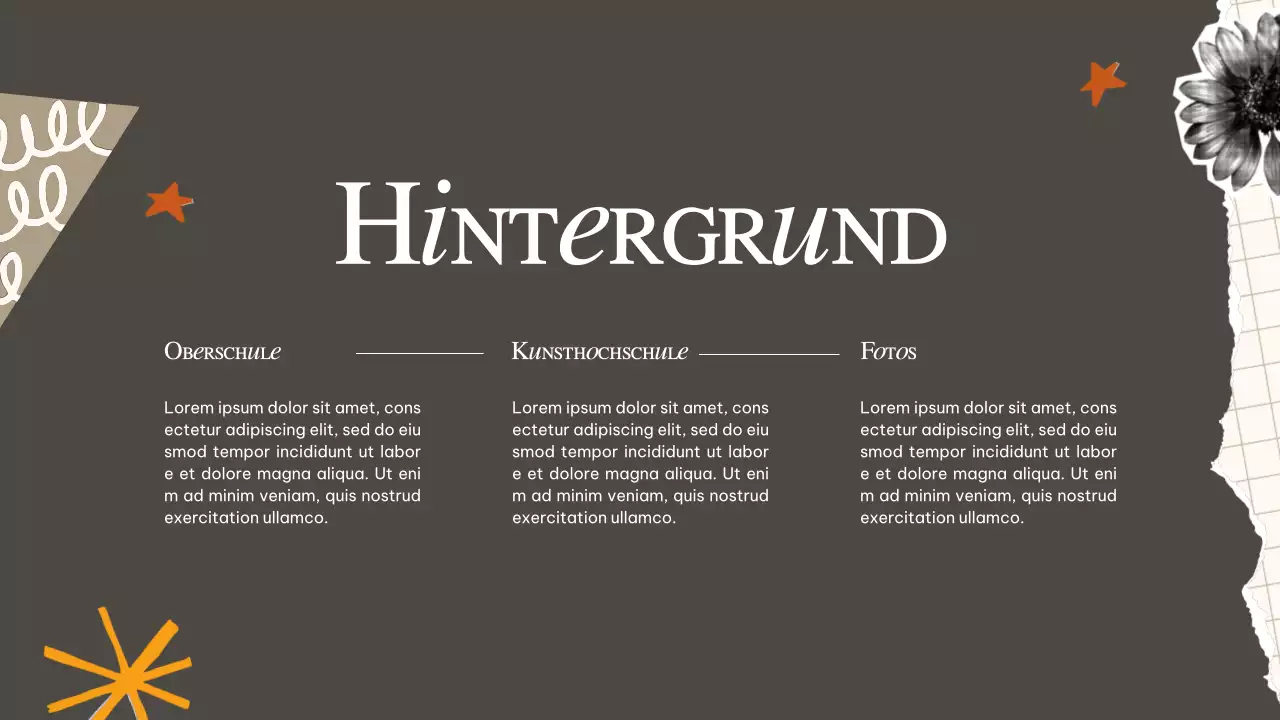 Beige Retro Kreativ-Portfolio