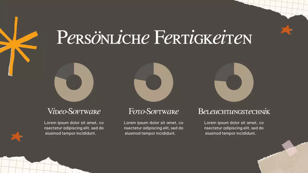 Beige Retro Kreativ-Portfolio