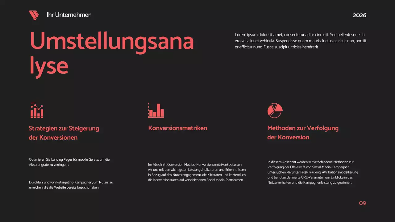 Schwarz Rot Fett Modern Social Media Bericht Vorschlag