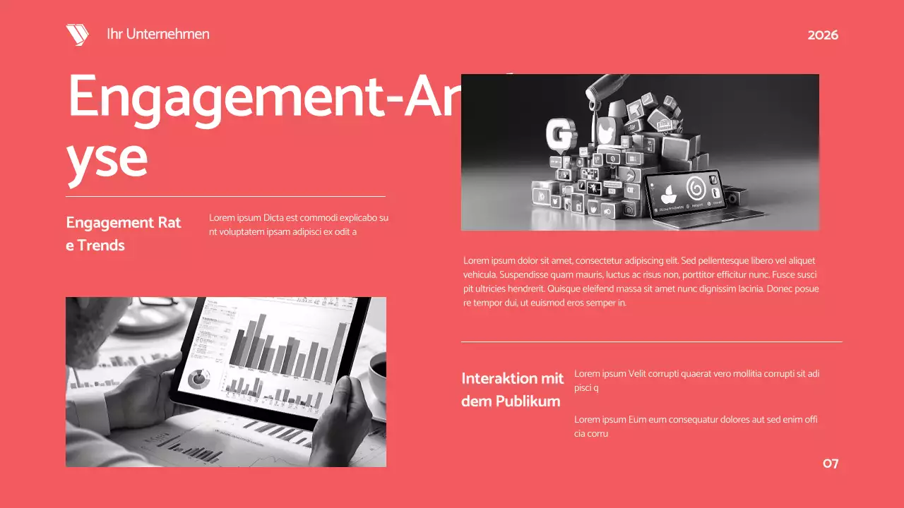 Schwarz Rot Fett Modern Social Media Bericht Vorschlag