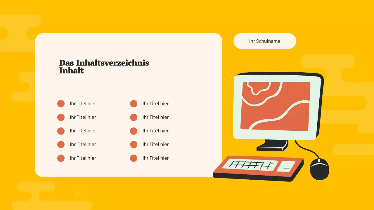 Orange Pop Middle School Studienführer Studienmaterial