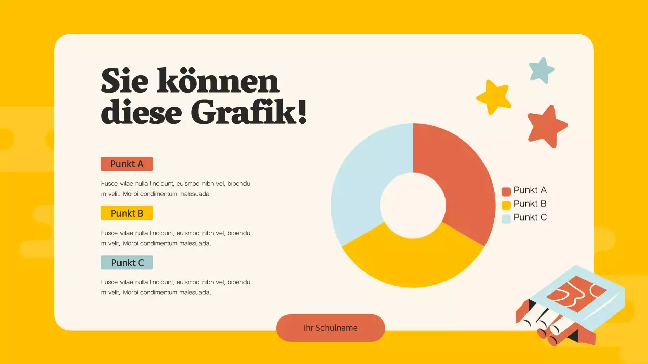 Orange Pop Middle School Studienführer Studienmaterial