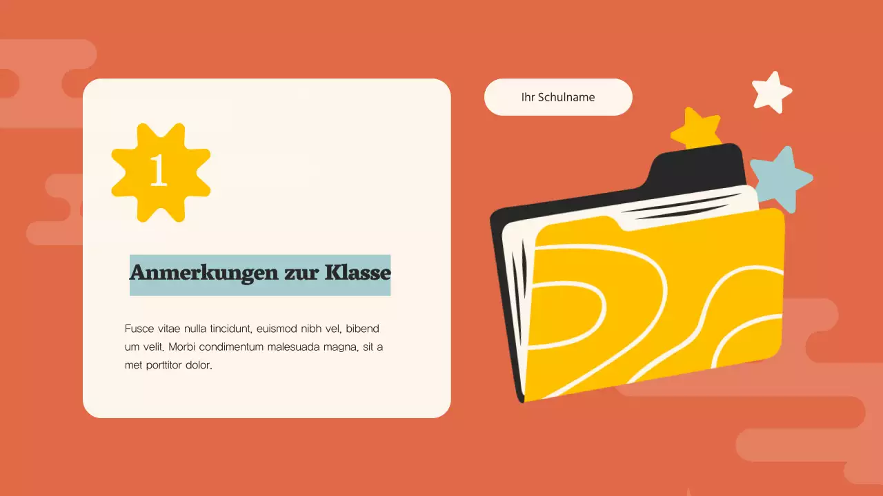 Orange Pop Middle School Studienführer Studienmaterial