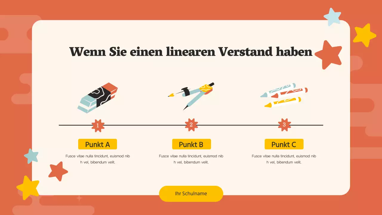 Orange Pop Middle School Studienführer Studienmaterial